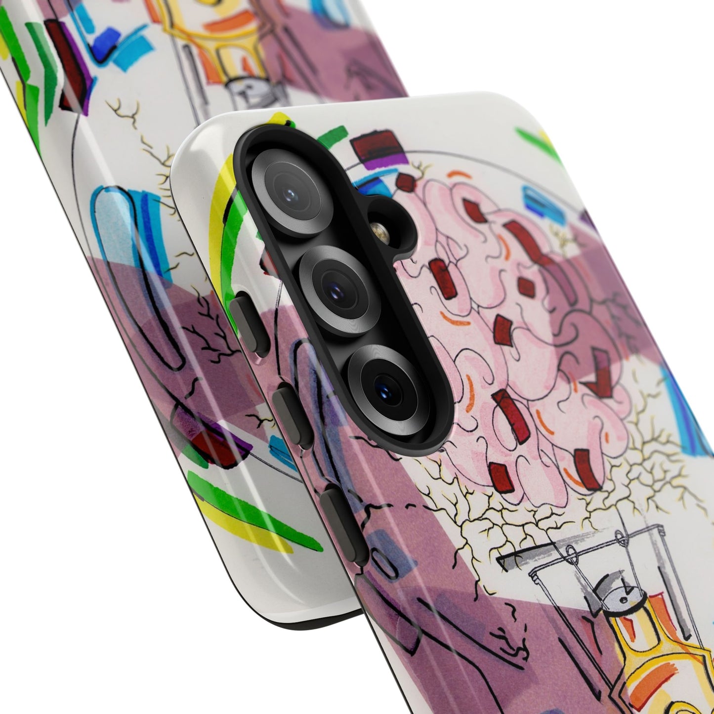 Head Light Illustration Tough Cases | iPhone protective phone case