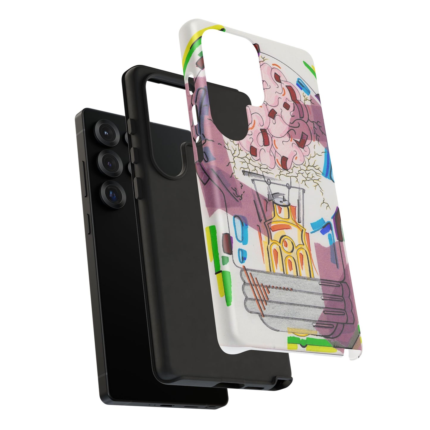 Head Light Illustration Tough Cases | iPhone protective phone case