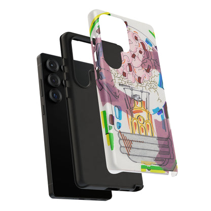 Head Light Illustration Tough Cases | iPhone protective phone case