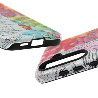 Brain Hemispheres Collage Phone Case | Tough Cases | Abstract Art Phone Case