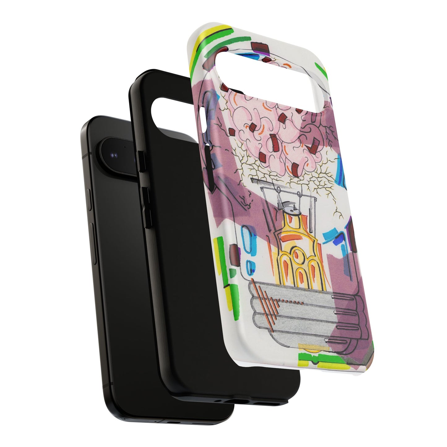 Head Light Illustration Tough Cases | iPhone protective phone case