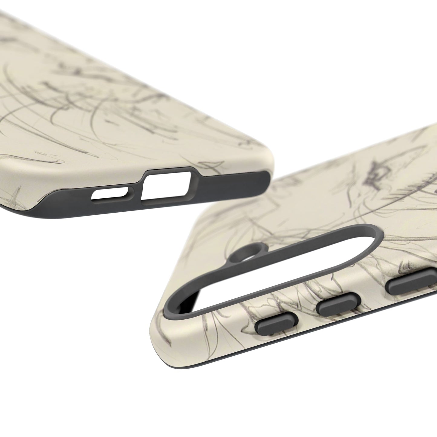Flowing Lion Sketch phone case | Wildlife Art | Tough Cases