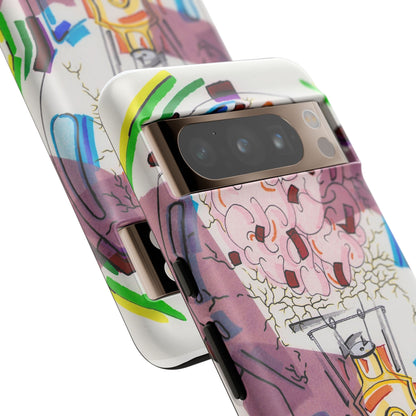 Head Light Illustration Tough Cases | iPhone protective phone case
