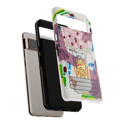 Head Light Illustration Tough Cases | iPhone protective phone case