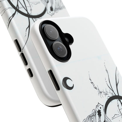 At Ease Koi Illustration phone case | Minimalist Line Art | Tough Cases