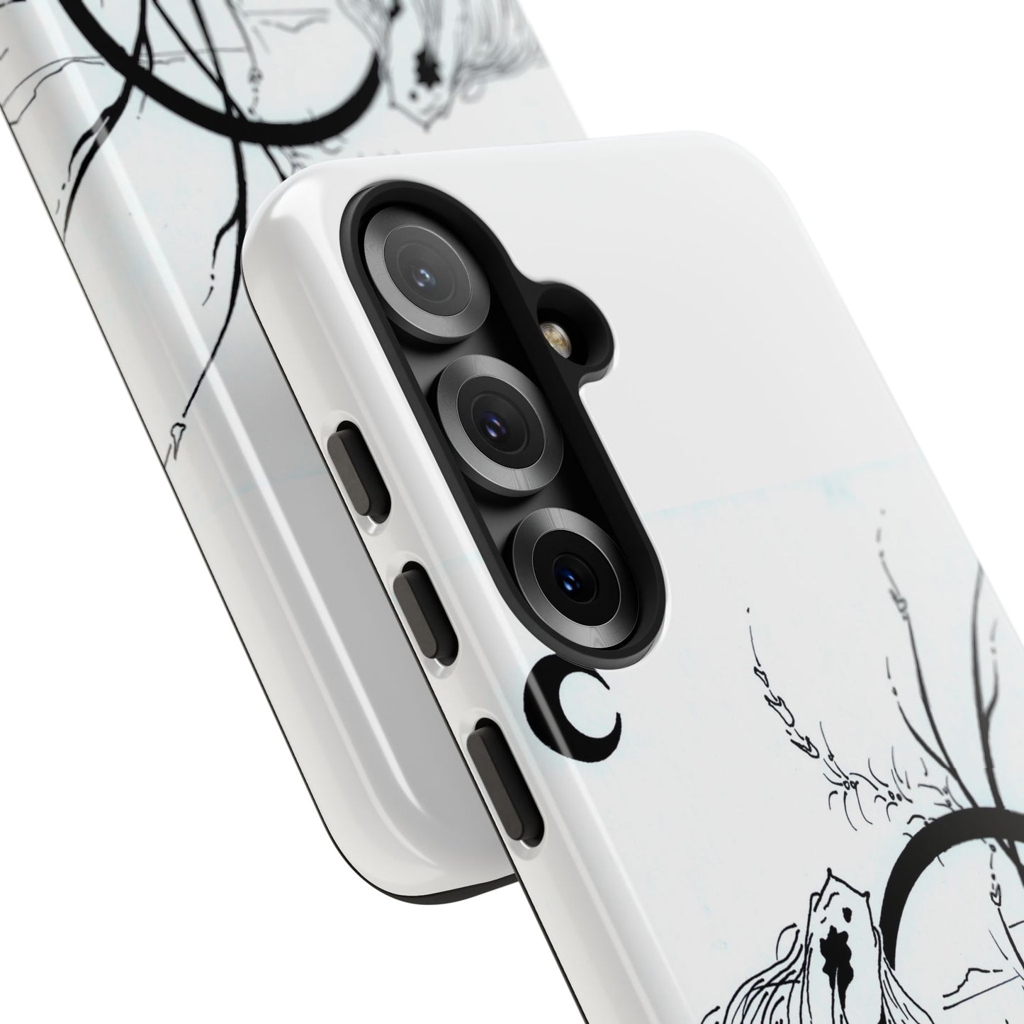 At Ease Koi Illustration phone case | Minimalist Line Art | Tough Cases
