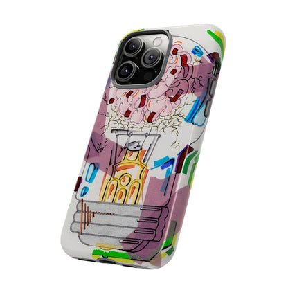 Head Light Illustration Tough Cases | iPhone protective phone case