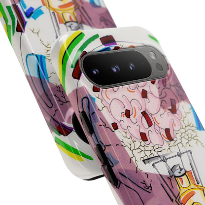 Head Light Illustration Tough Cases | iPhone protective phone case