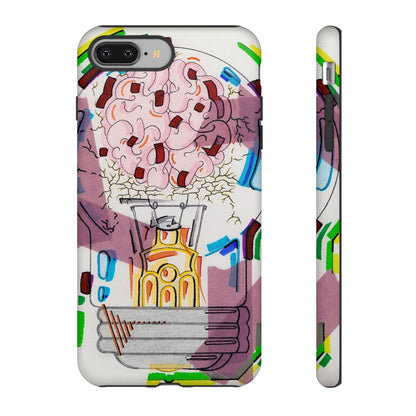 Head Light Illustration Tough Cases | iPhone protective phone case