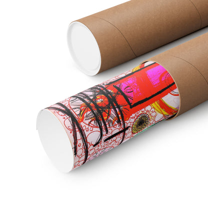 you F#@% Eye Graffiti Poster | Matte Vertical Poster