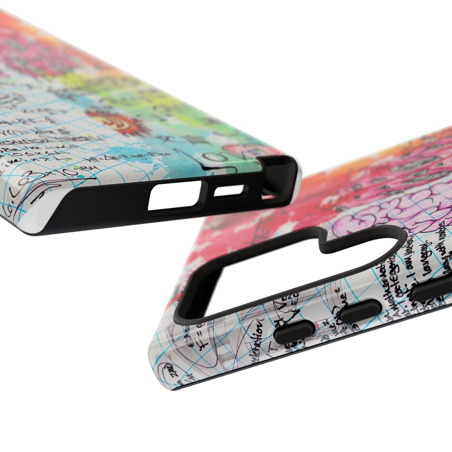 Brain Hemispheres Collage Phone Case | Tough Cases | Abstract Art Phone Case