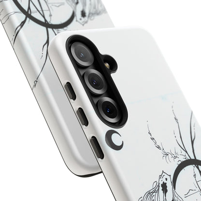 At Ease Koi Illustration phone case | Minimalist Line Art | Tough Cases