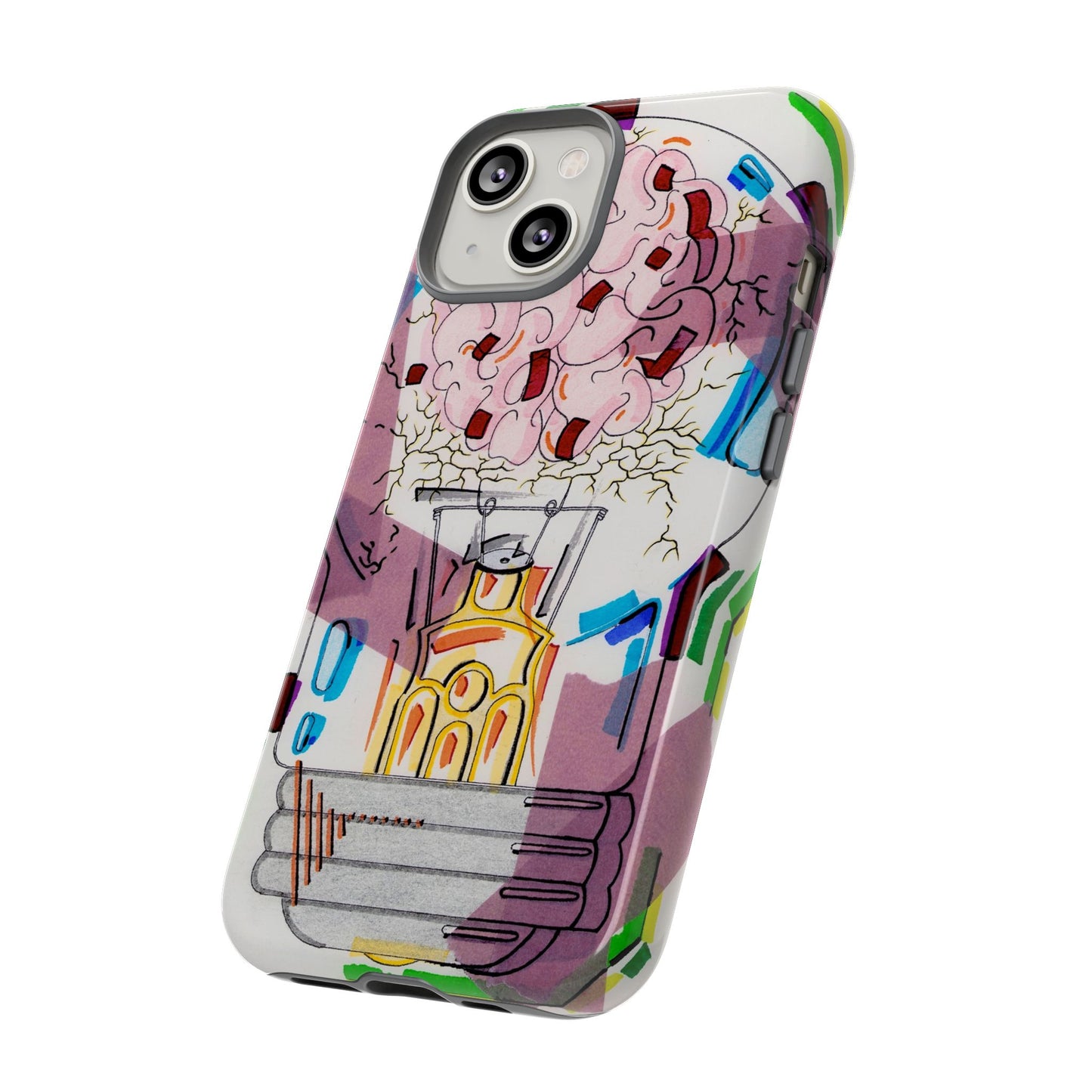Head Light Illustration Tough Cases | iPhone protective phone case