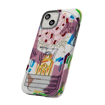 Head Light Illustration Tough Cases | iPhone protective phone case