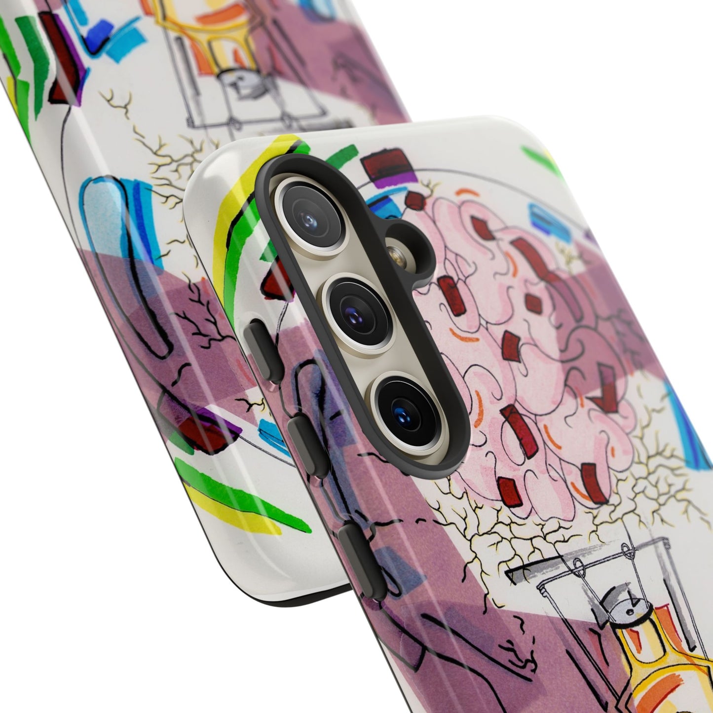 Head Light Illustration Tough Cases | iPhone protective phone case