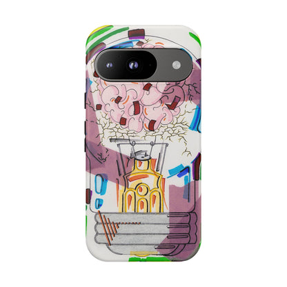 Head Light Illustration Tough Cases | iPhone protective phone case