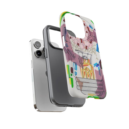 Head Light Illustration Tough Cases | iPhone protective phone case