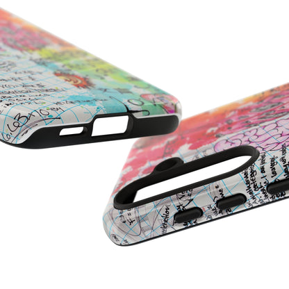 Brain Hemispheres Collage Phone Case | Tough Cases | Abstract Art Phone Case