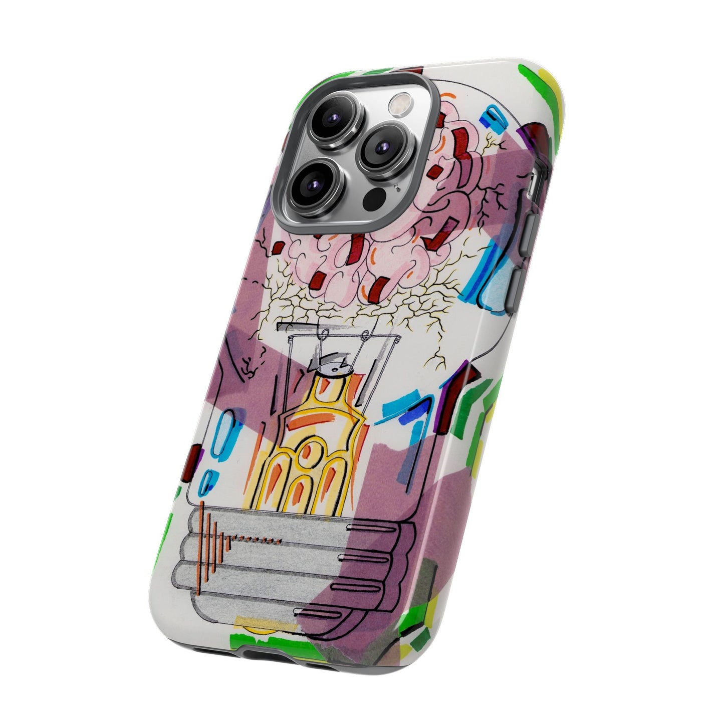 Head Light Illustration Tough Cases | iPhone protective phone case
