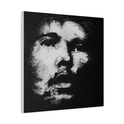 Bob's Portrait Canvas | Matte Stretched Canvas 1.25" | Charcoal Portrait