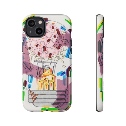 Head Light Illustration Tough Cases | iPhone protective phone case