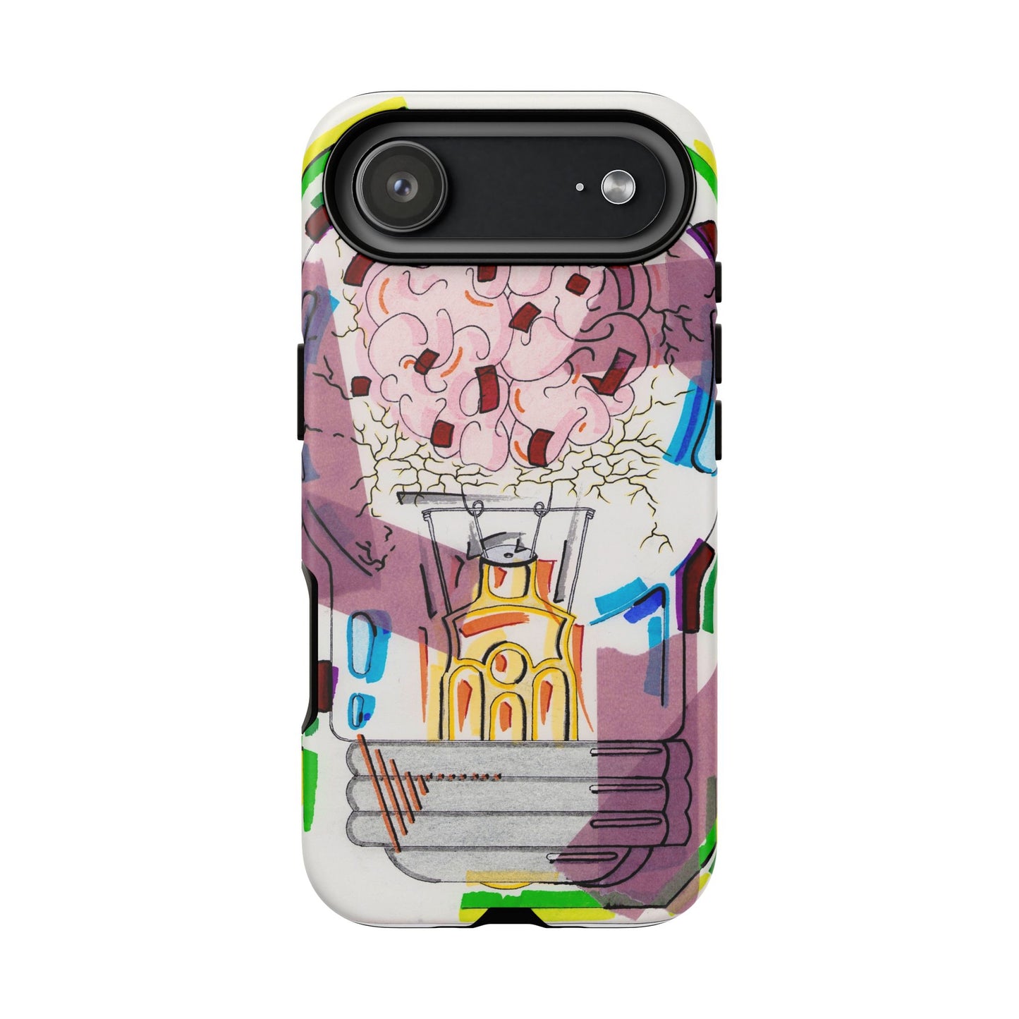 Head Light Illustration Tough Cases | iPhone protective phone case