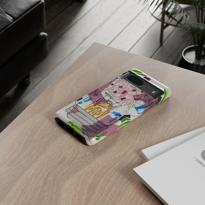 Head Light Illustration Tough Cases | iPhone protective phone case