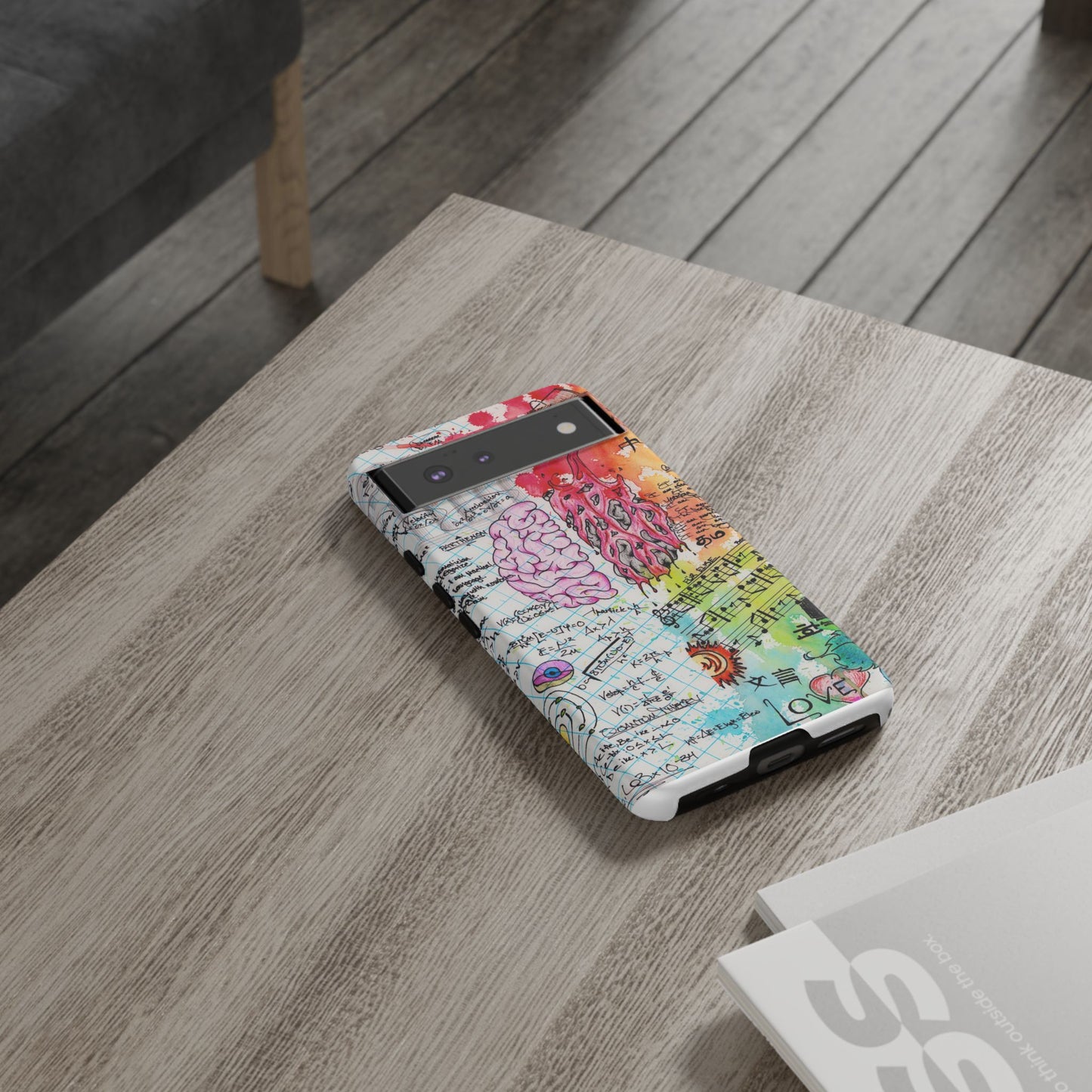 Brain Hemispheres Collage Phone Case | Tough Cases | Abstract Art Phone Case
