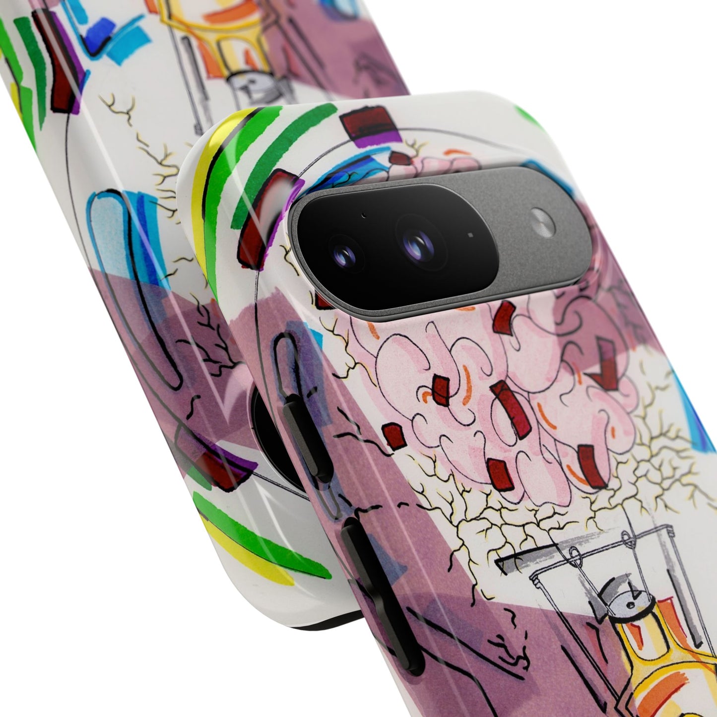 Head Light Illustration Tough Cases | iPhone protective phone case