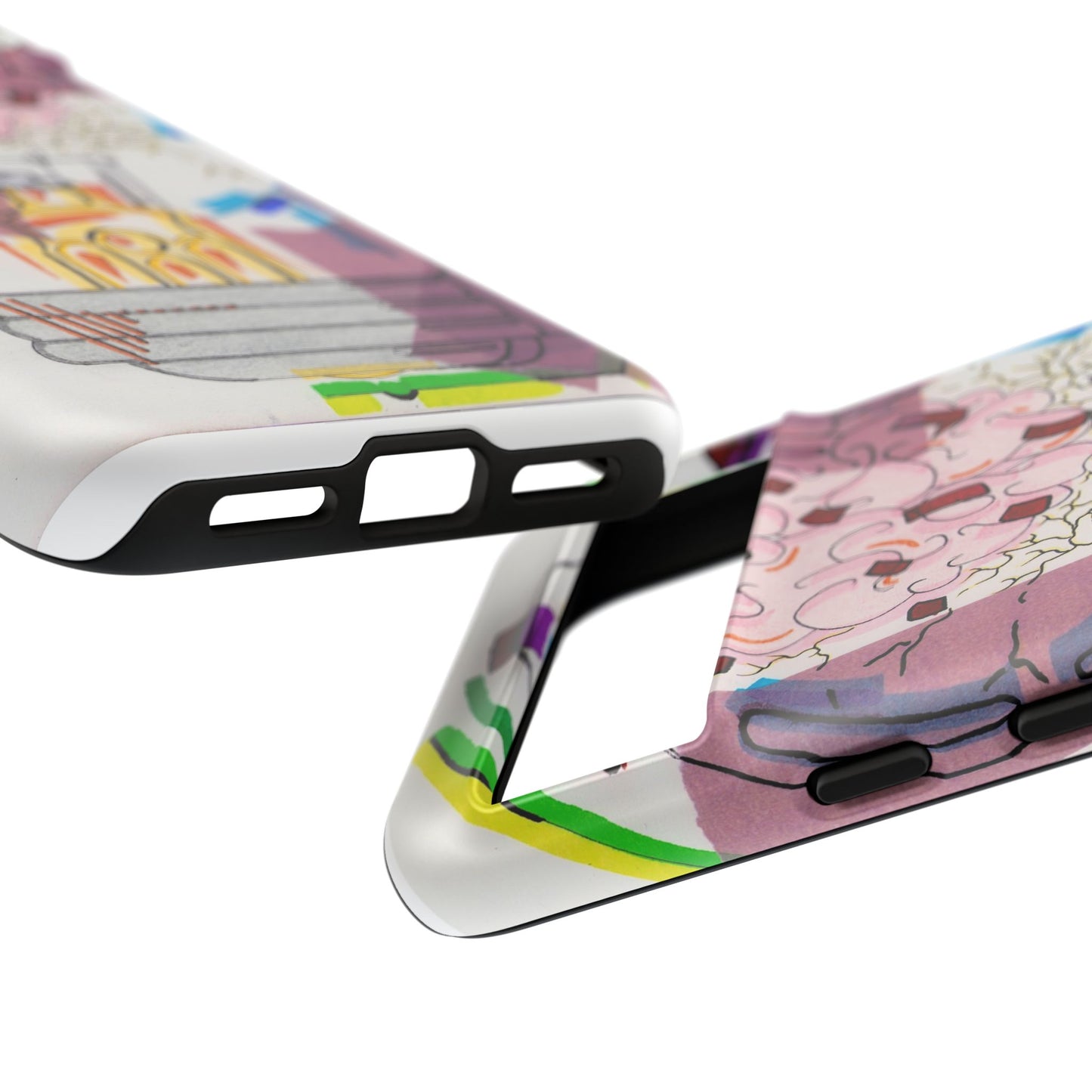 Head Light Illustration Tough Cases | iPhone protective phone case