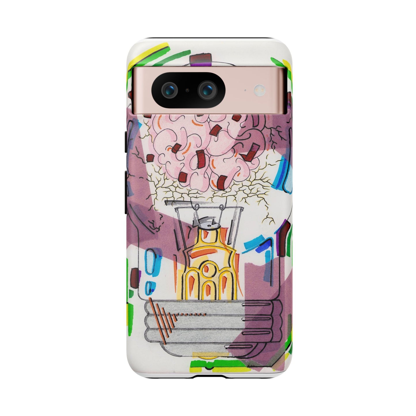 Head Light Illustration Tough Cases | iPhone protective phone case