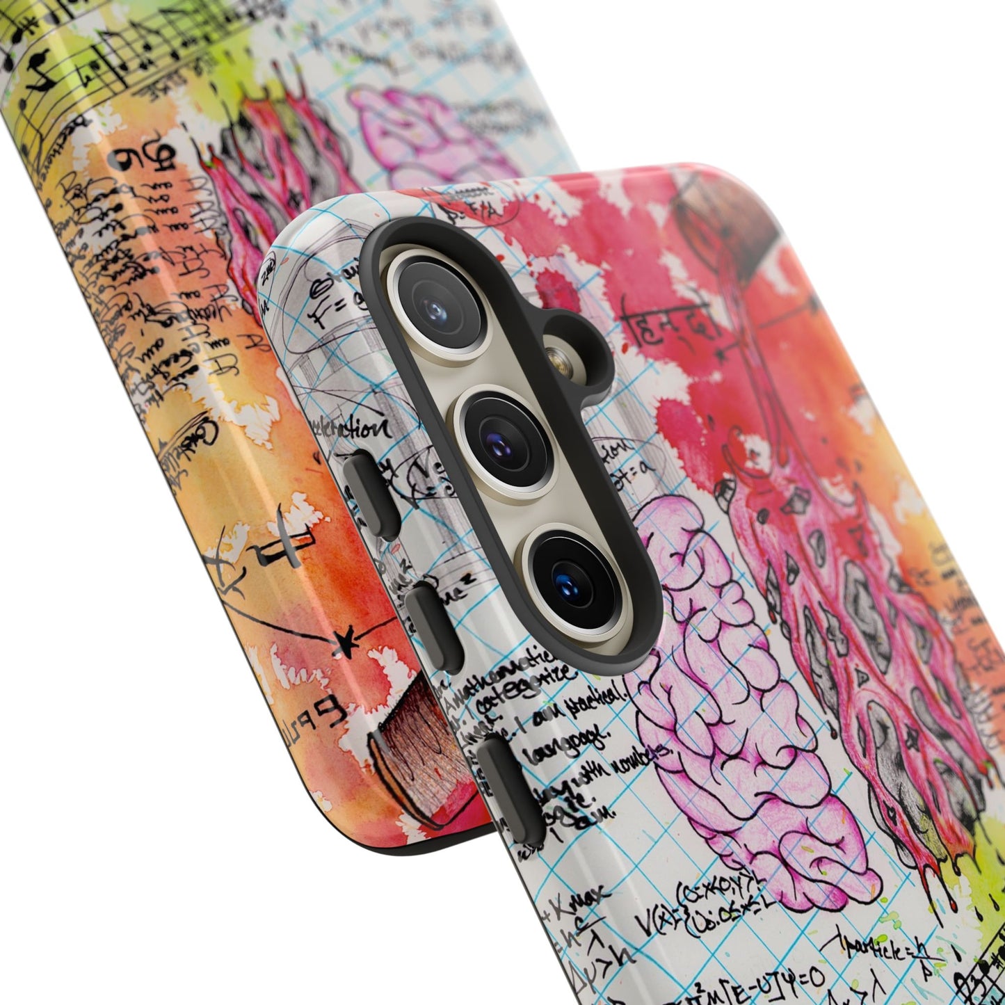 Brain Hemispheres Collage Phone Case | Tough Cases | Abstract Art Phone Case