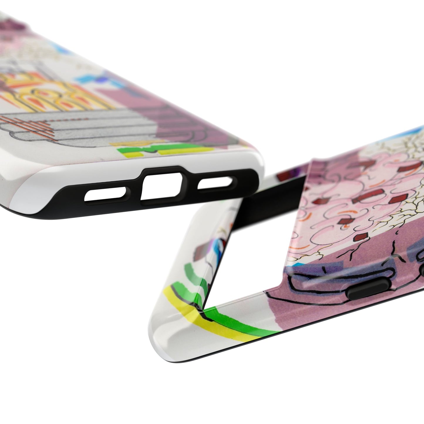Head Light Illustration Tough Cases | iPhone protective phone case