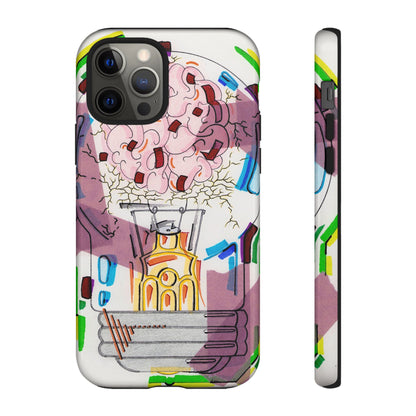 Head Light Illustration Tough Cases | iPhone protective phone case