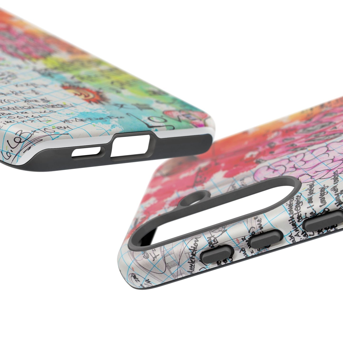 Brain Hemispheres Collage Phone Case | Tough Cases | Abstract Art Phone Case