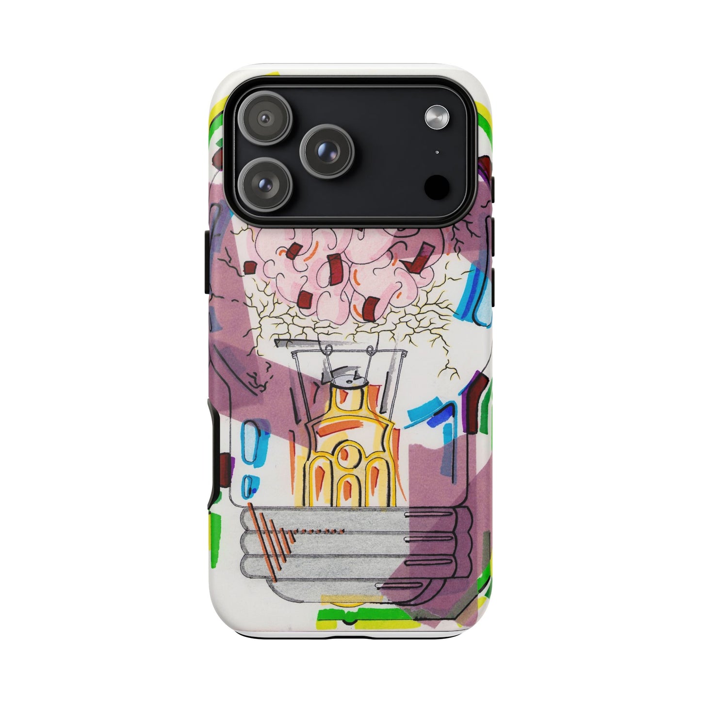 Head Light Illustration Tough Cases | iPhone protective phone case