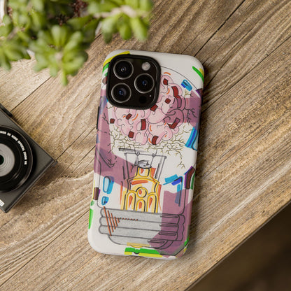 Head Light Illustration Tough Cases | iPhone protective phone case