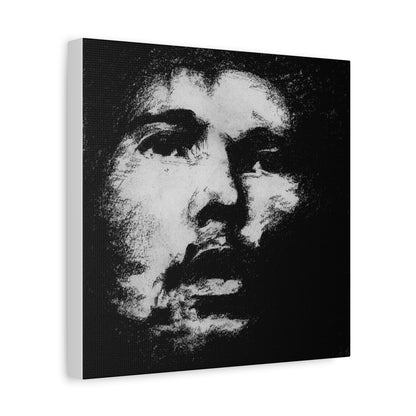 Bob's Portrait Canvas | Matte Stretched Canvas 1.25" | Charcoal Portrait