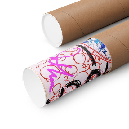 you F#@% Eye Graffiti Poster | Matte Vertical Poster