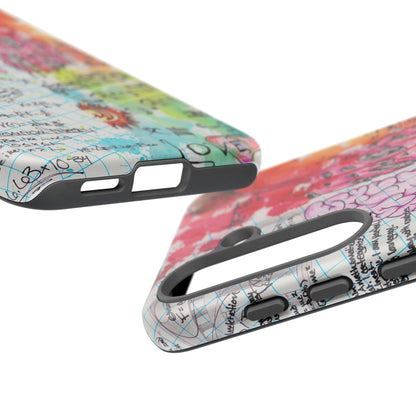 Brain Hemispheres Collage Phone Case | Tough Cases | Abstract Art Phone Case