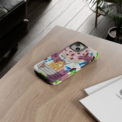 Head Light Illustration Tough Cases | iPhone protective phone case