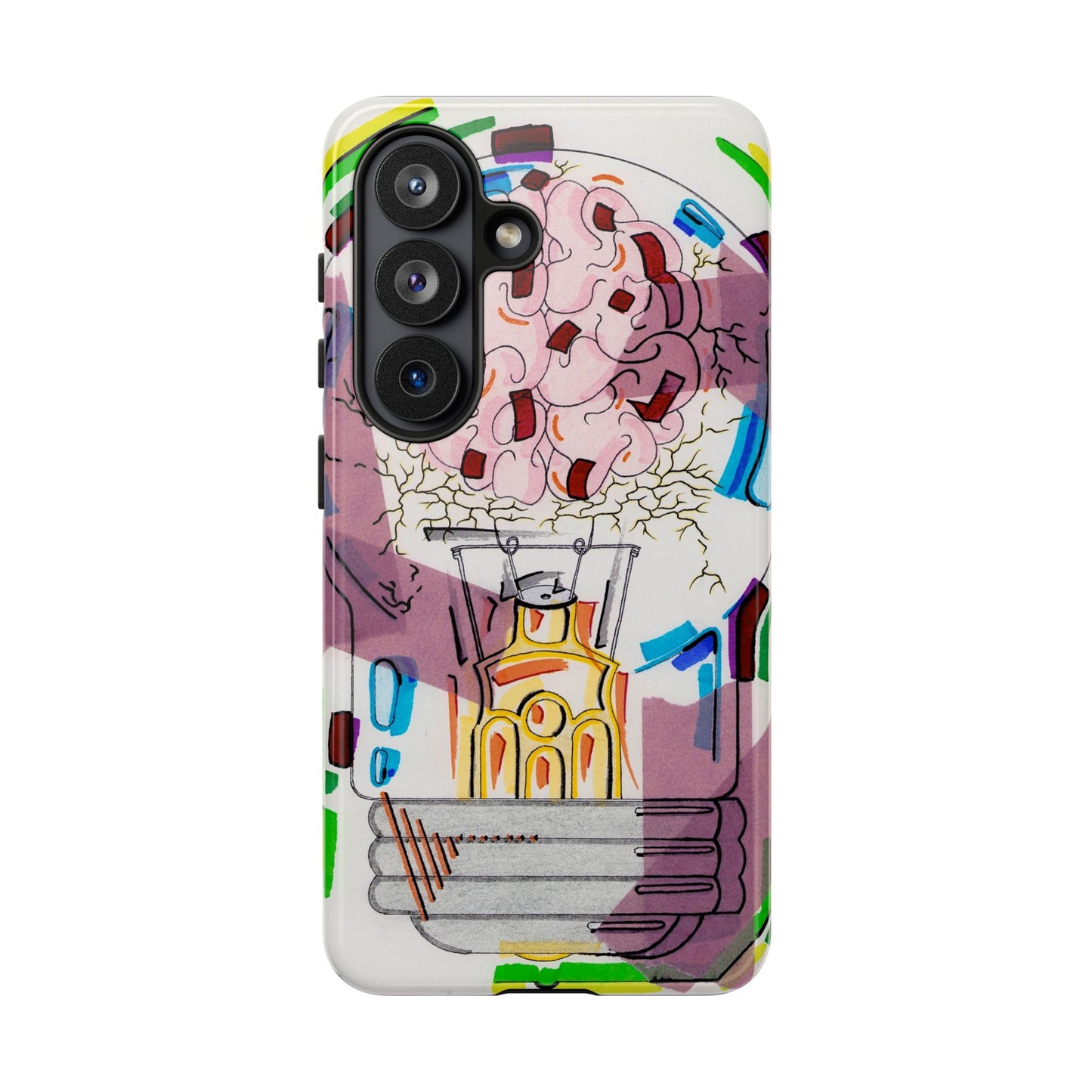 Head Light Illustration Tough Cases | iPhone protective phone case