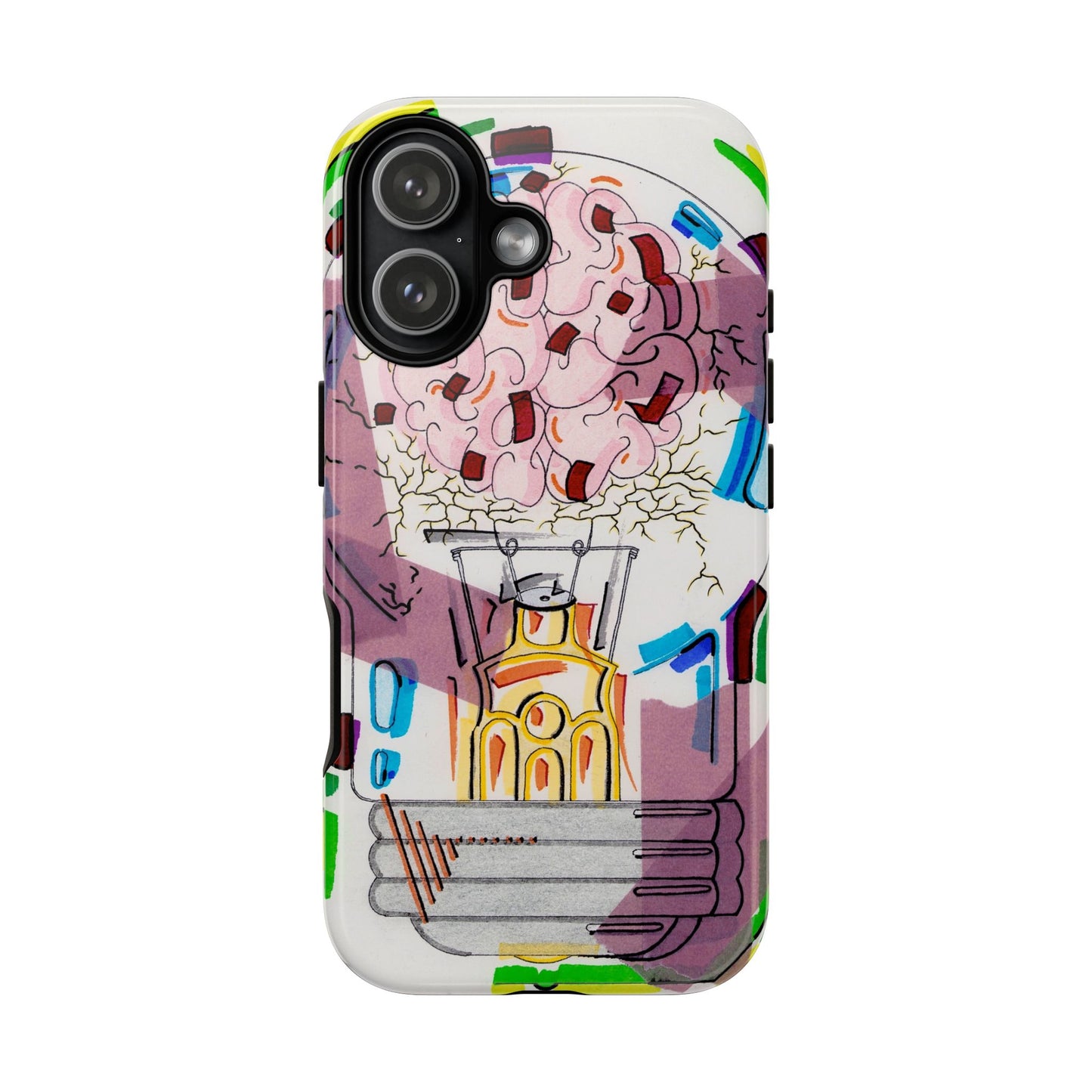 Head Light Illustration Tough Cases | iPhone protective phone case