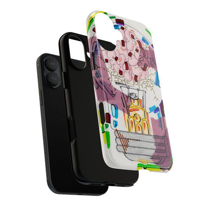 Head Light Illustration Tough Cases | iPhone protective phone case
