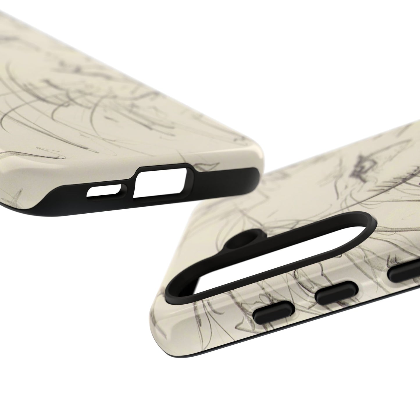 Flowing Lion Sketch phone case | Wildlife Art | Tough Cases