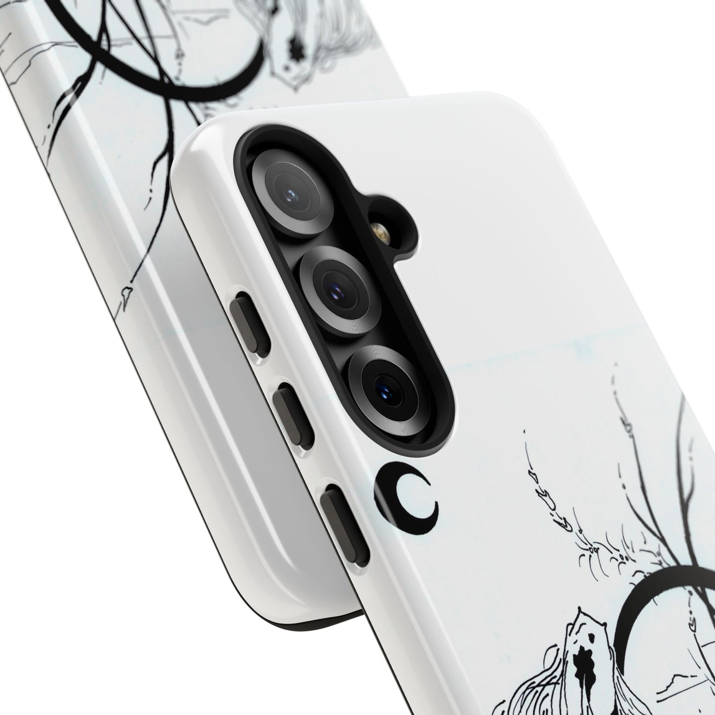 At Ease Koi Illustration phone case | Minimalist Line Art | Tough Cases