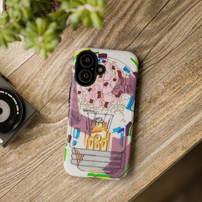 Head Light Illustration Tough Cases | iPhone protective phone case