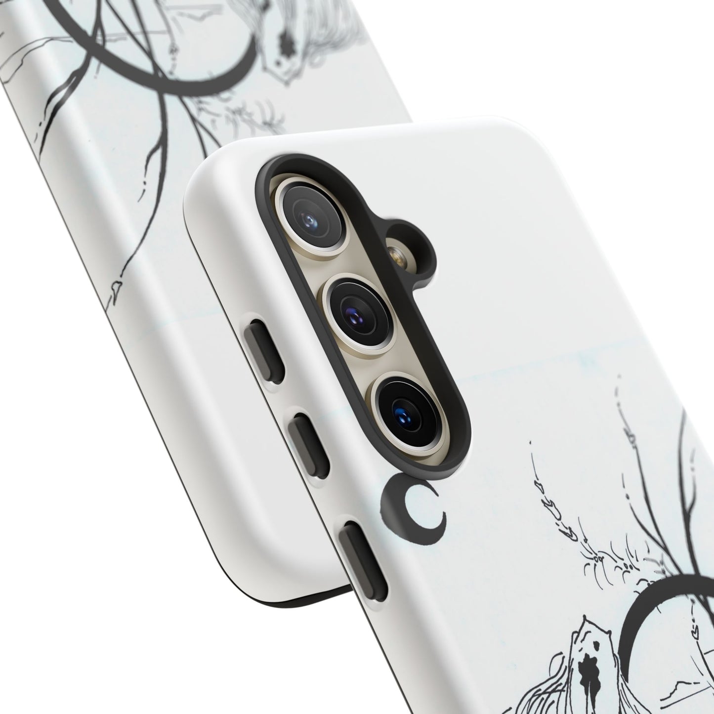 At Ease Koi Illustration phone case | Minimalist Line Art | Tough Cases
