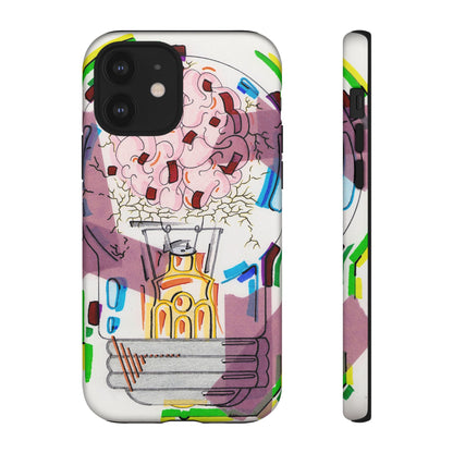 Head Light Illustration Tough Cases | iPhone protective phone case