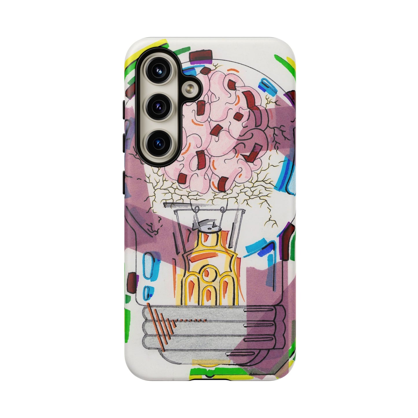 Head Light Illustration Tough Cases | iPhone protective phone case